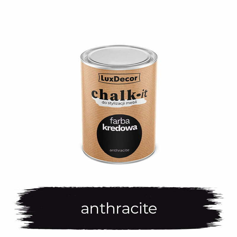 Farba_kredowa_anthracite_puszka_125ml Kreidefarbe CHALK-IT ANTHRACITE - 750ml – Bild 1