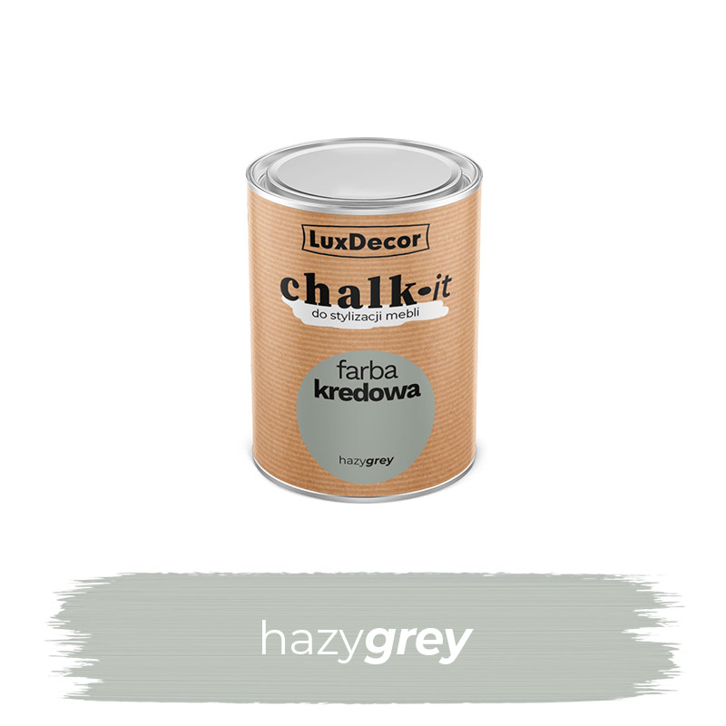 Farba_kredowa_hazy_grey_puszka_125ml Kreidefarbe CHALK-IT HAZY GREY - 750ml – Bild 1