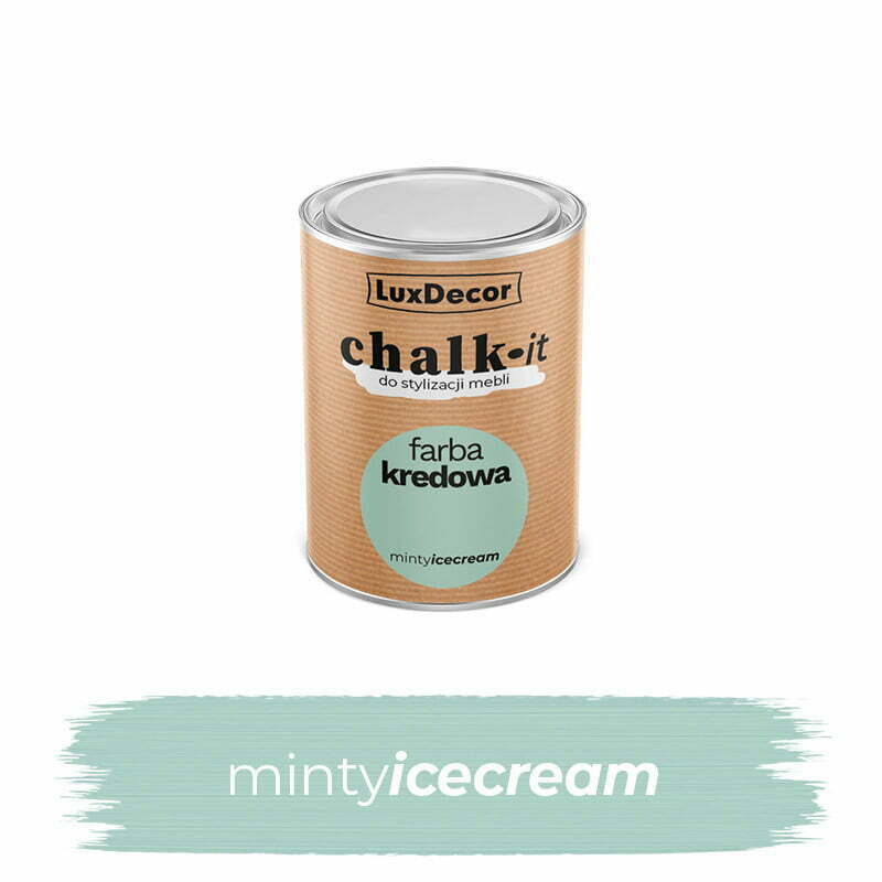 Farba_kredowa_minty_icecream_puszka_125ml Kreidefarbe CHALK-IT MINTY ICECREAM - 750ml – Bild 1